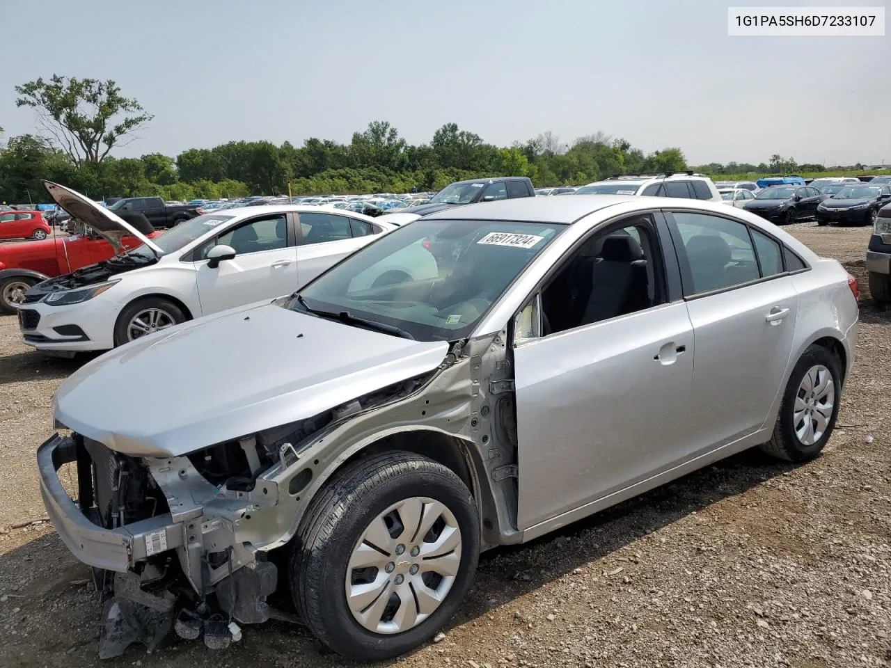 2013 Chevrolet Cruze Ls VIN: 1G1PA5SH6D7233107 Lot: 66917324