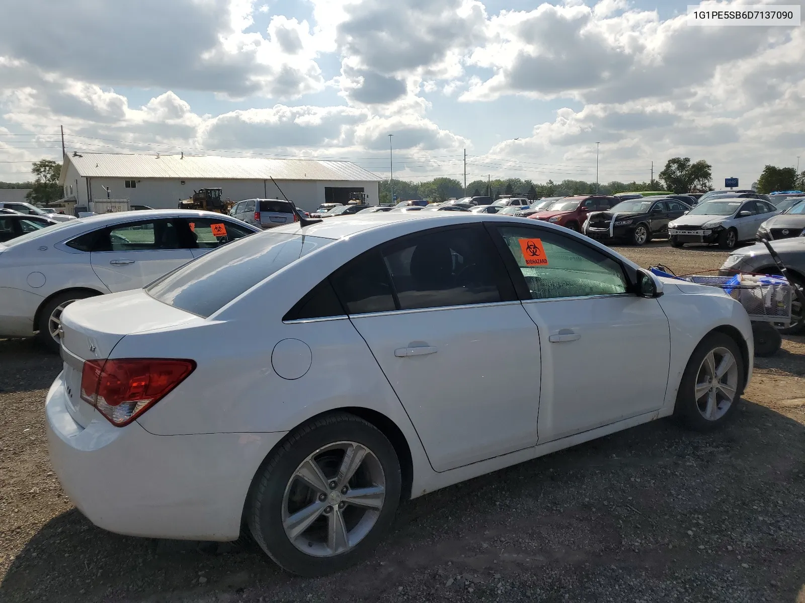 2013 Chevrolet Cruze Lt VIN: 1G1PE5SB6D7137090 Lot: 67042894