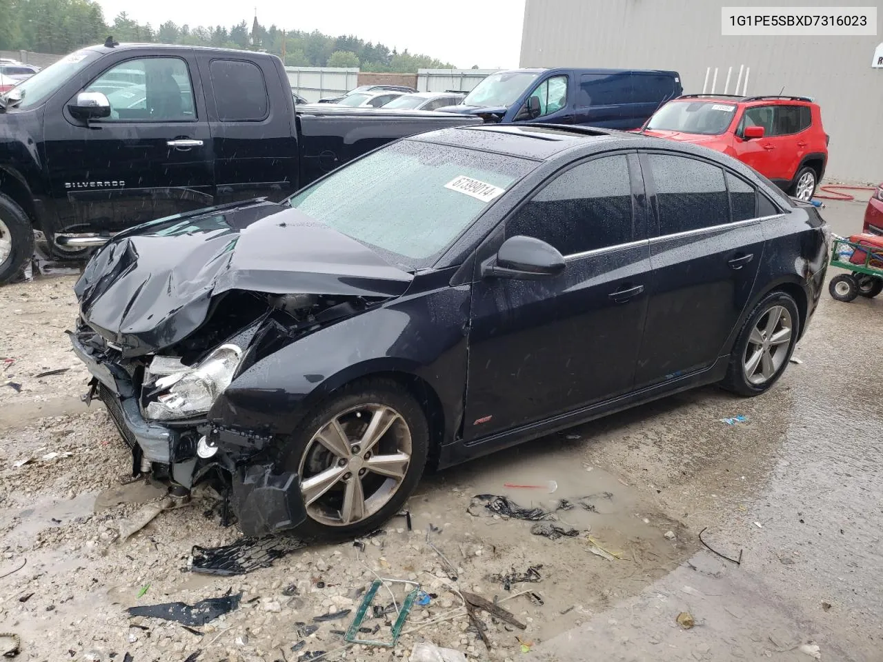 2013 Chevrolet Cruze Lt VIN: 1G1PE5SBXD7316023 Lot: 67399014