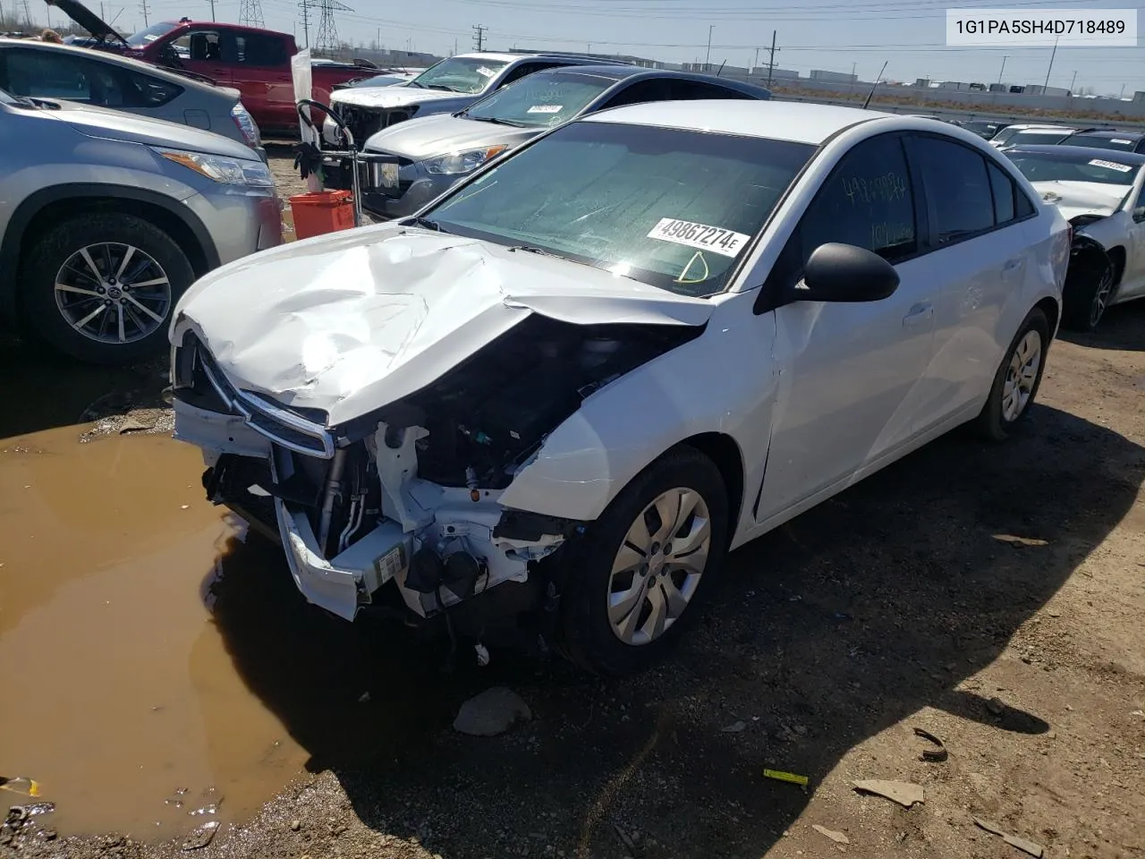 2013 Chevrolet Cruze Ls VIN: 1G1PA5SH4D718489 Lot: 67827734