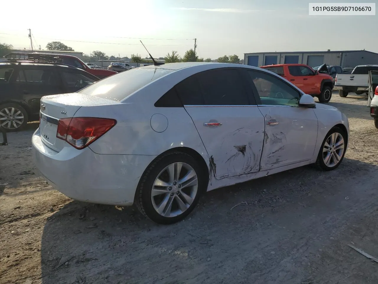 2013 Chevrolet Cruze Ltz VIN: 1G1PG5SB9D7106670 Lot: 69206174