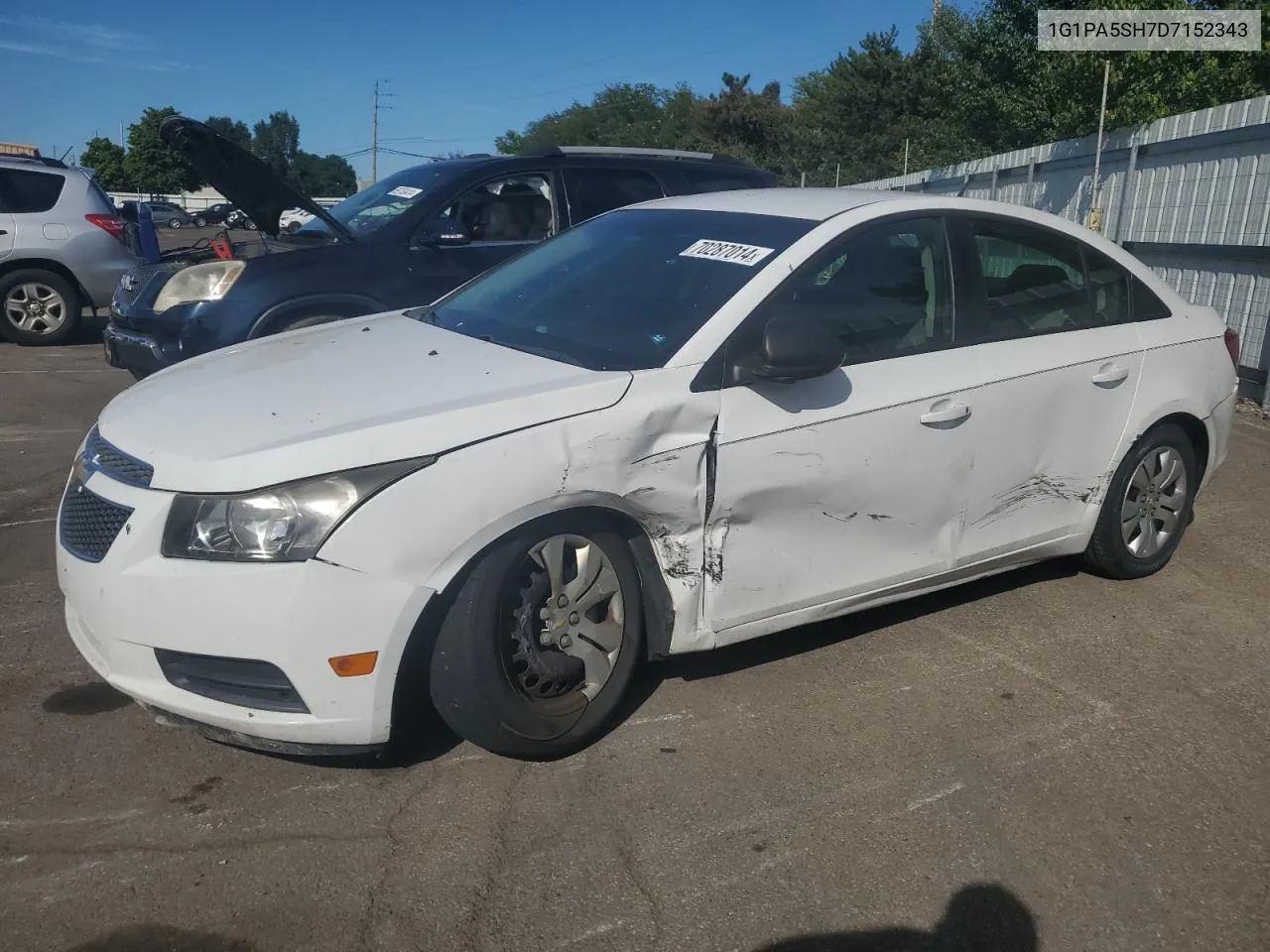 2013 Chevrolet Cruze Ls VIN: 1G1PA5SH7D7152343 Lot: 70287014