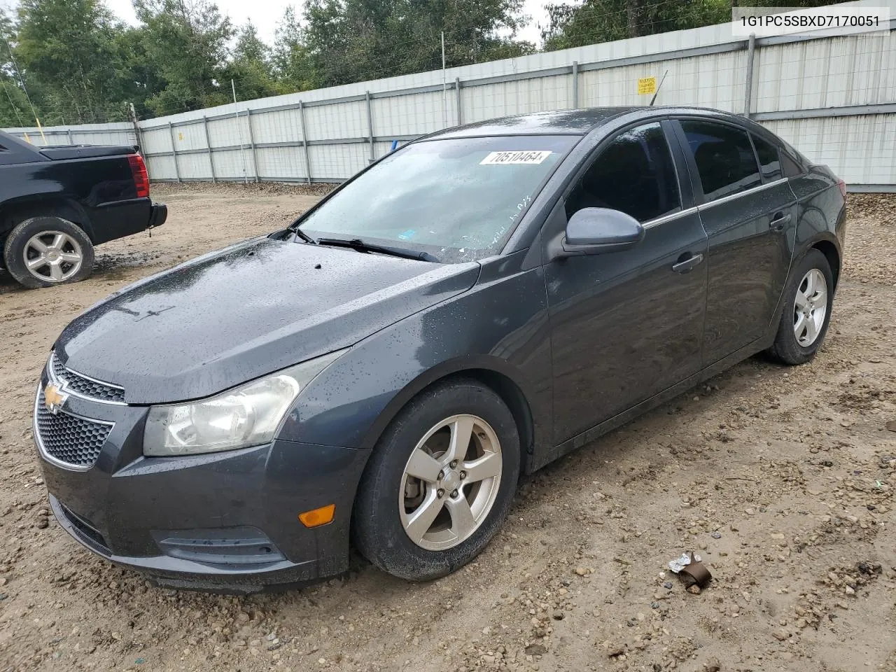 2013 Chevrolet Cruze Lt VIN: 1G1PC5SBXD7170051 Lot: 70510464