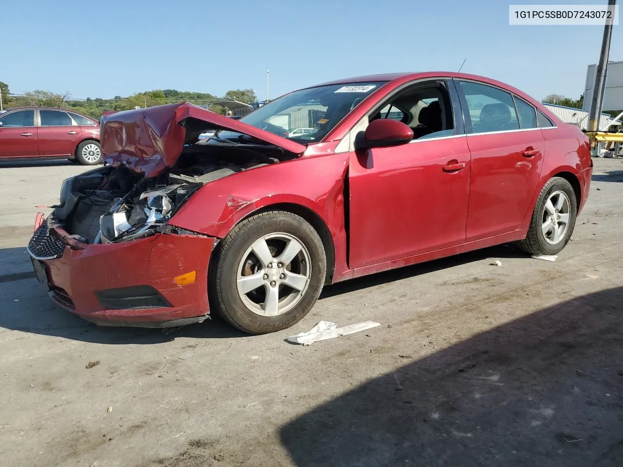 2013 Chevrolet Cruze Lt VIN: 1G1PC5SB0D7243072 Lot: 71132314