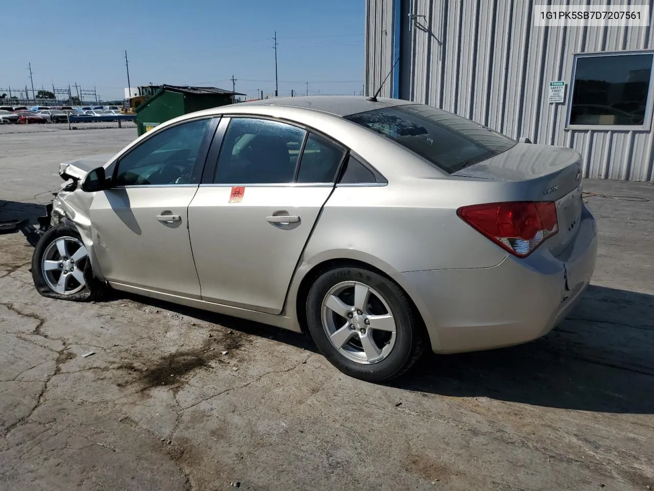 2013 Chevrolet Cruze Lt VIN: 1G1PK5SB7D7207561 Lot: 71201804