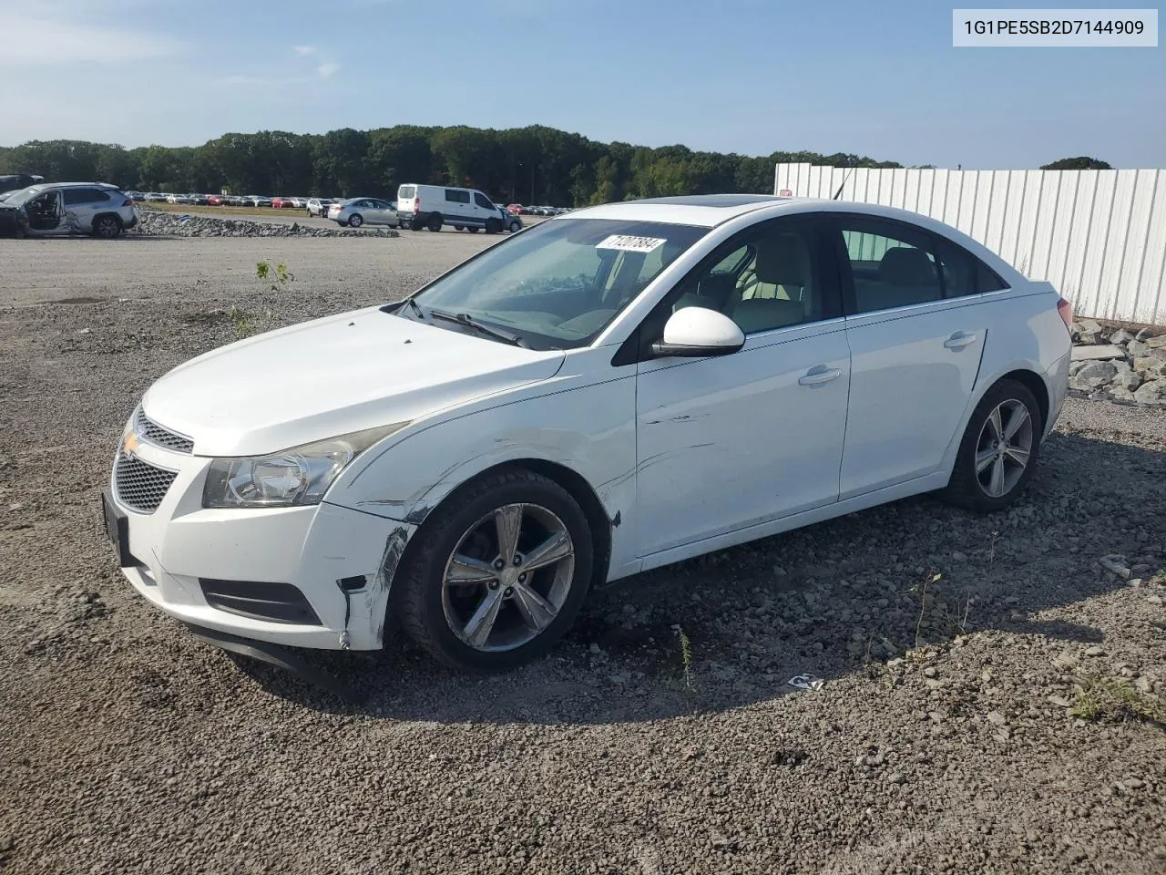 2013 Chevrolet Cruze Lt VIN: 1G1PE5SB2D7144909 Lot: 71207884