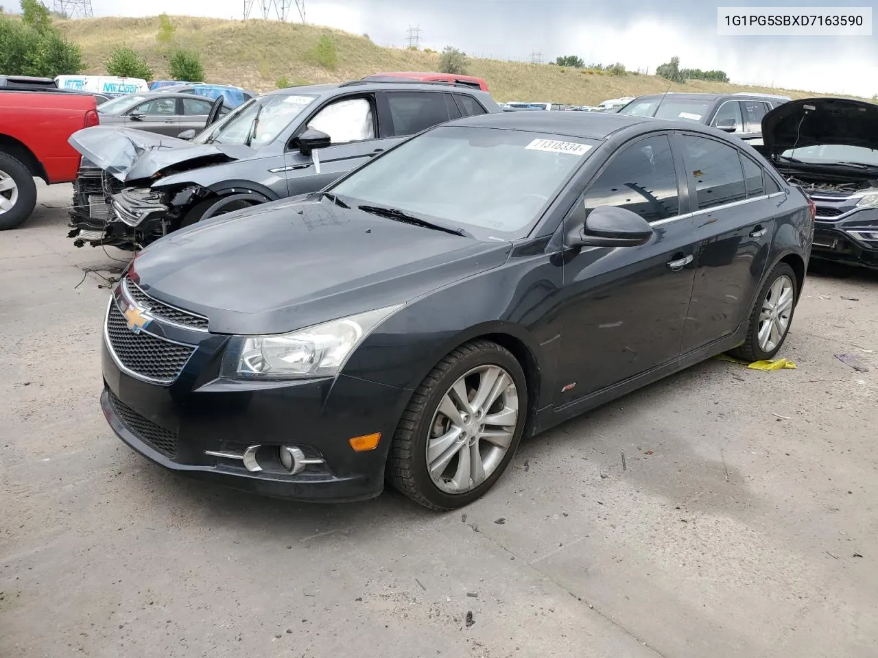 2013 Chevrolet Cruze Ltz VIN: 1G1PG5SBXD7163590 Lot: 71318334