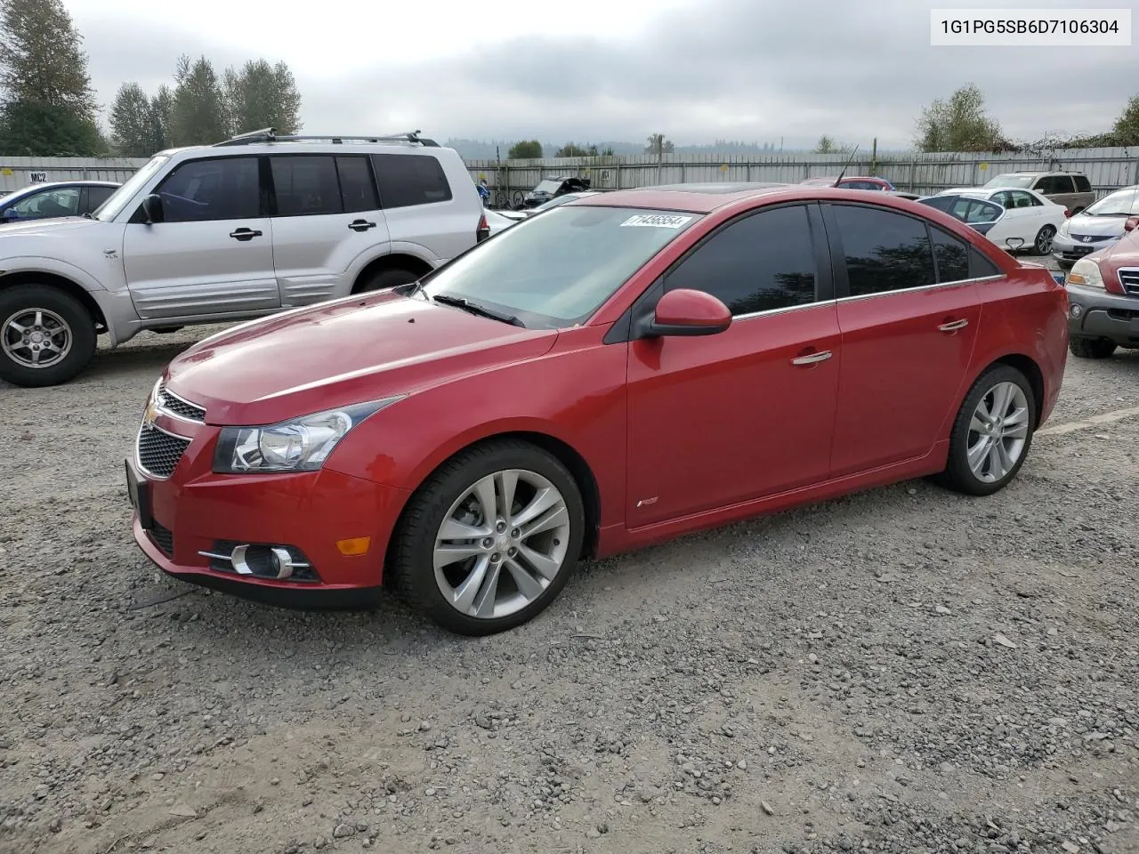 2013 Chevrolet Cruze Ltz VIN: 1G1PG5SB6D7106304 Lot: 71456554