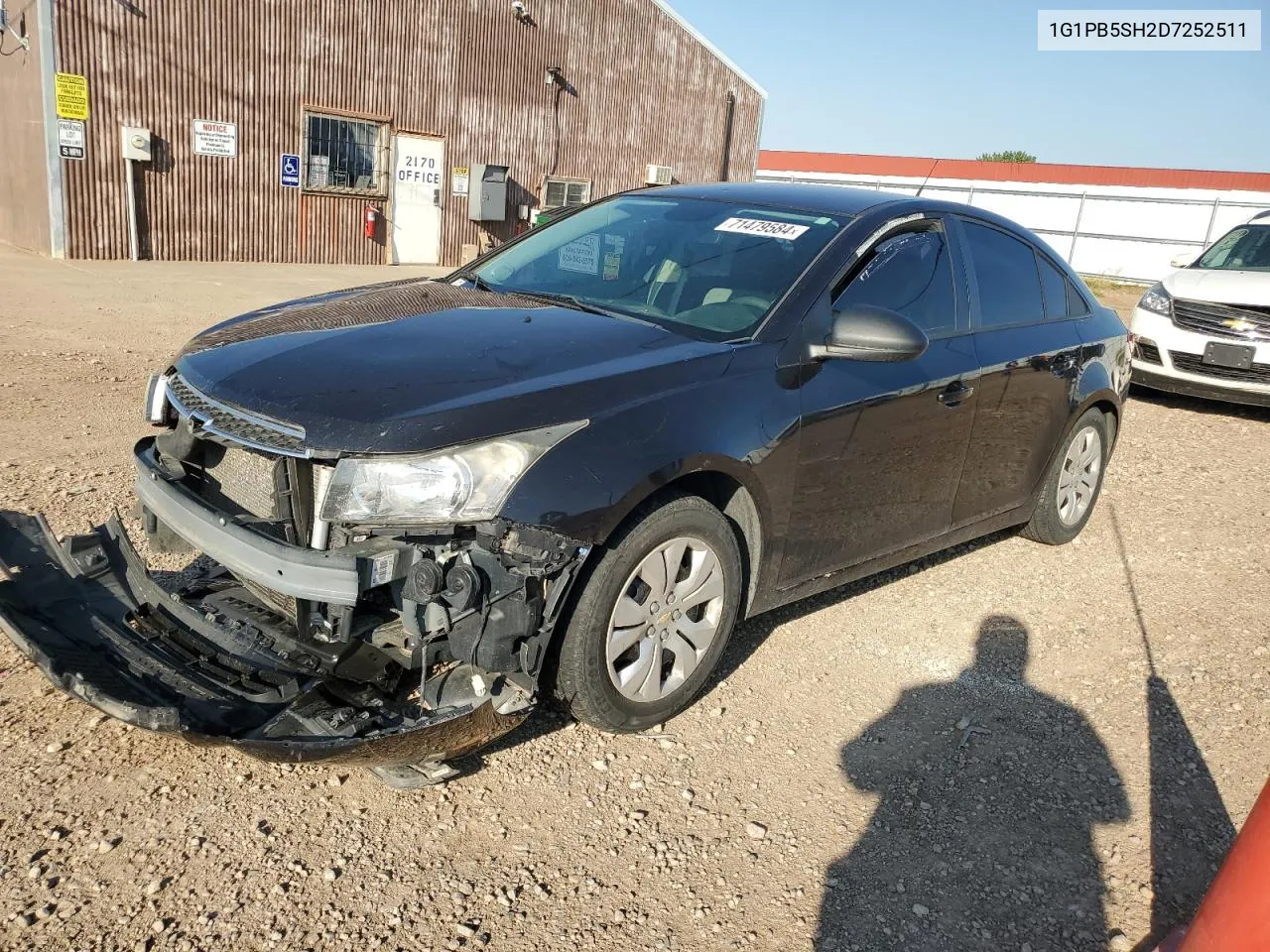 2013 Chevrolet Cruze Ls VIN: 1G1PB5SH2D7252511 Lot: 71479584