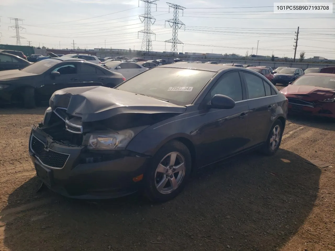 2013 Chevrolet Cruze Lt VIN: 1G1PC5SB9D7193708 Lot: 71545654