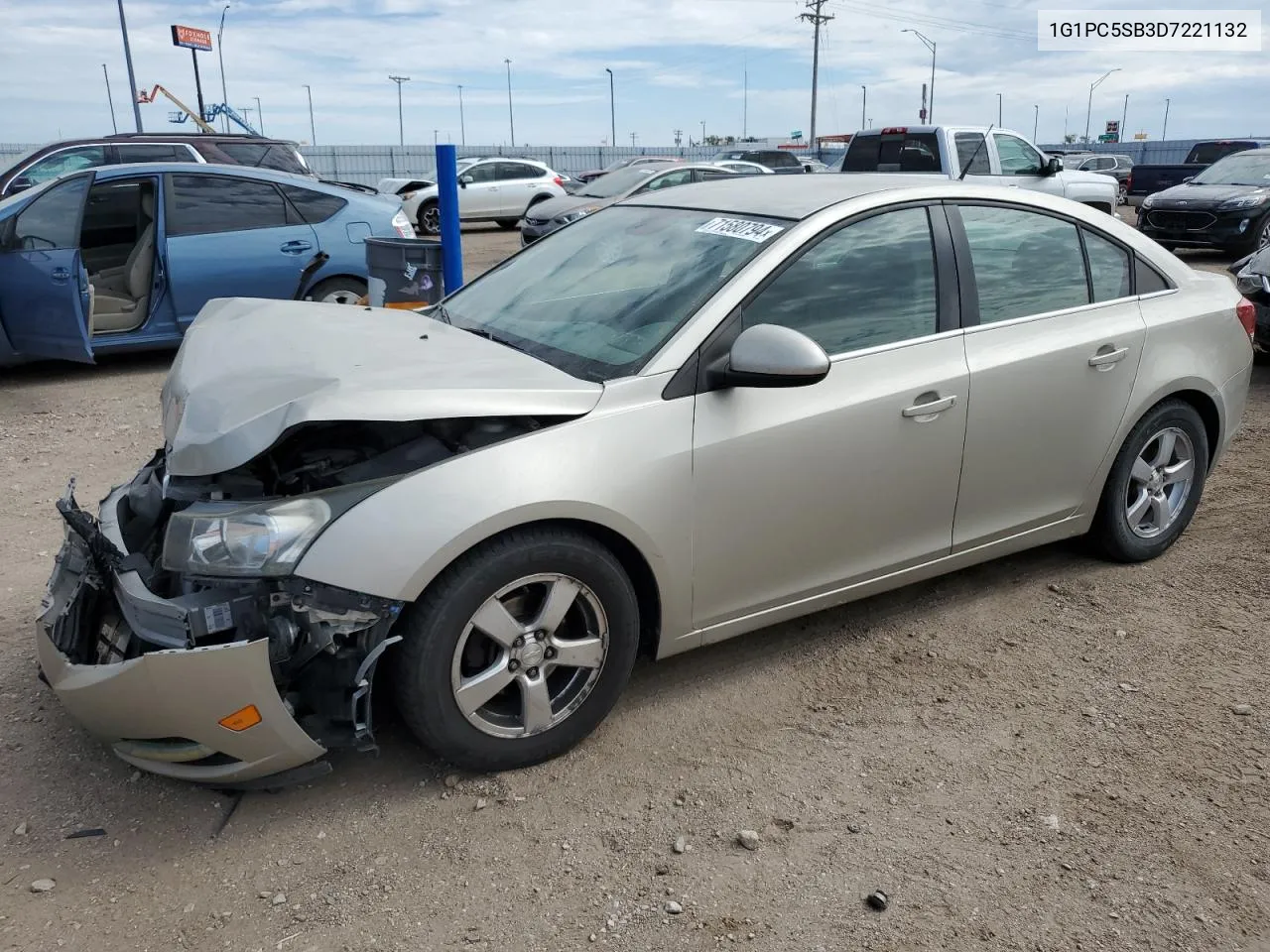 2013 Chevrolet Cruze Lt VIN: 1G1PC5SB3D7221132 Lot: 71580794