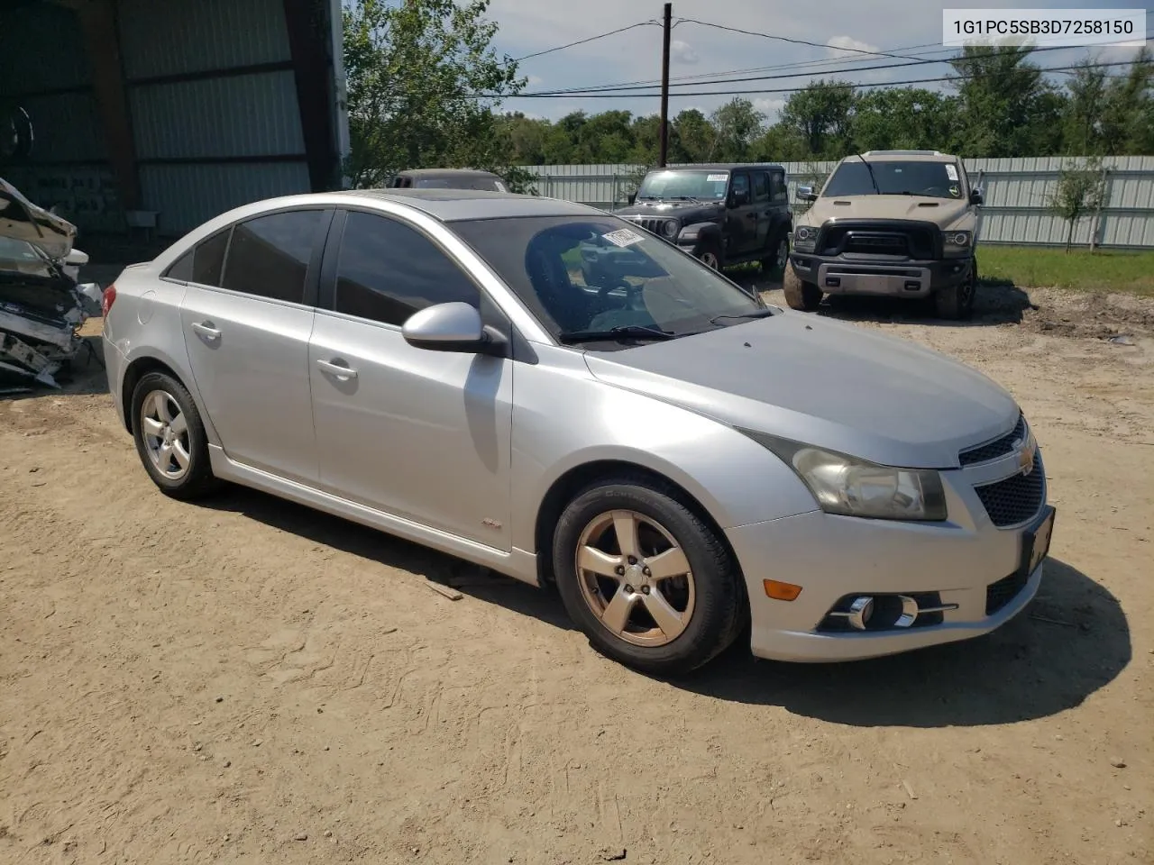 2013 Chevrolet Cruze Lt VIN: 1G1PC5SB3D7258150 Lot: 71750234