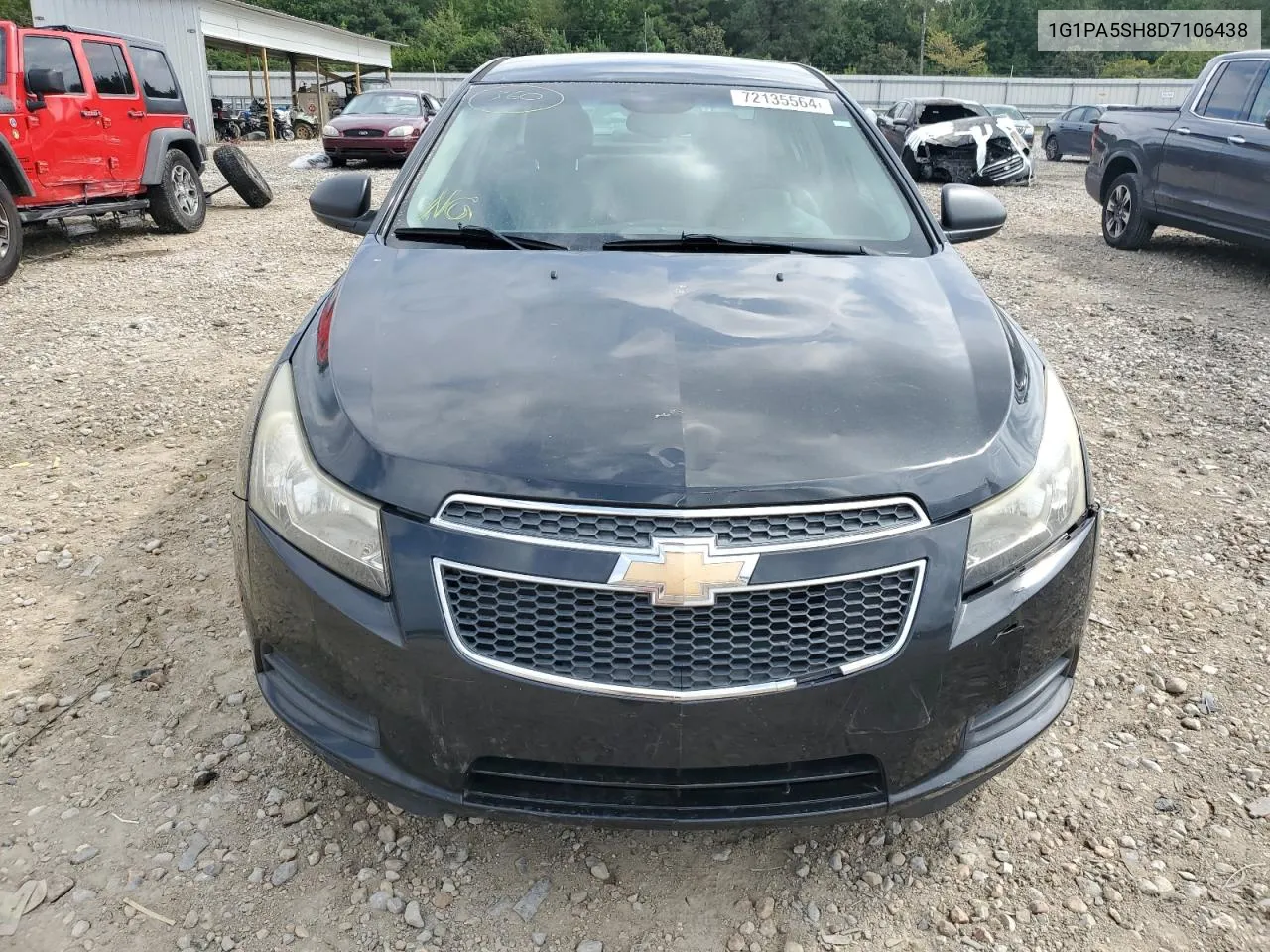 2013 Chevrolet Cruze Ls VIN: 1G1PA5SH8D7106438 Lot: 72135564