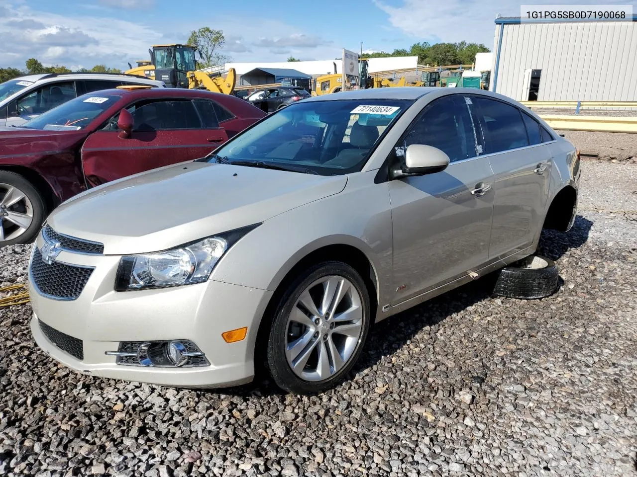 2013 Chevrolet Cruze Ltz VIN: 1G1PG5SB0D7190068 Lot: 72140634