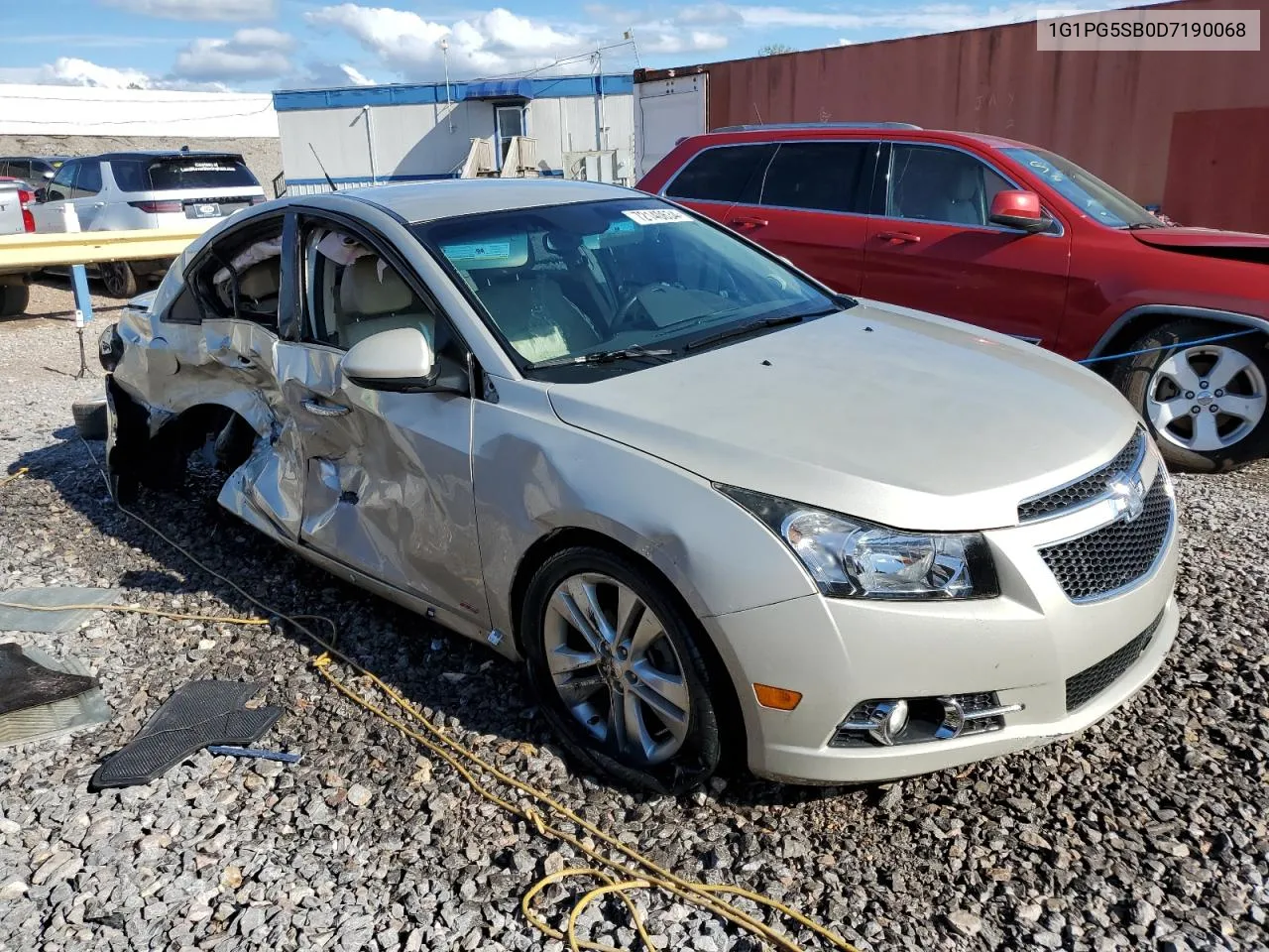 2013 Chevrolet Cruze Ltz VIN: 1G1PG5SB0D7190068 Lot: 72140634