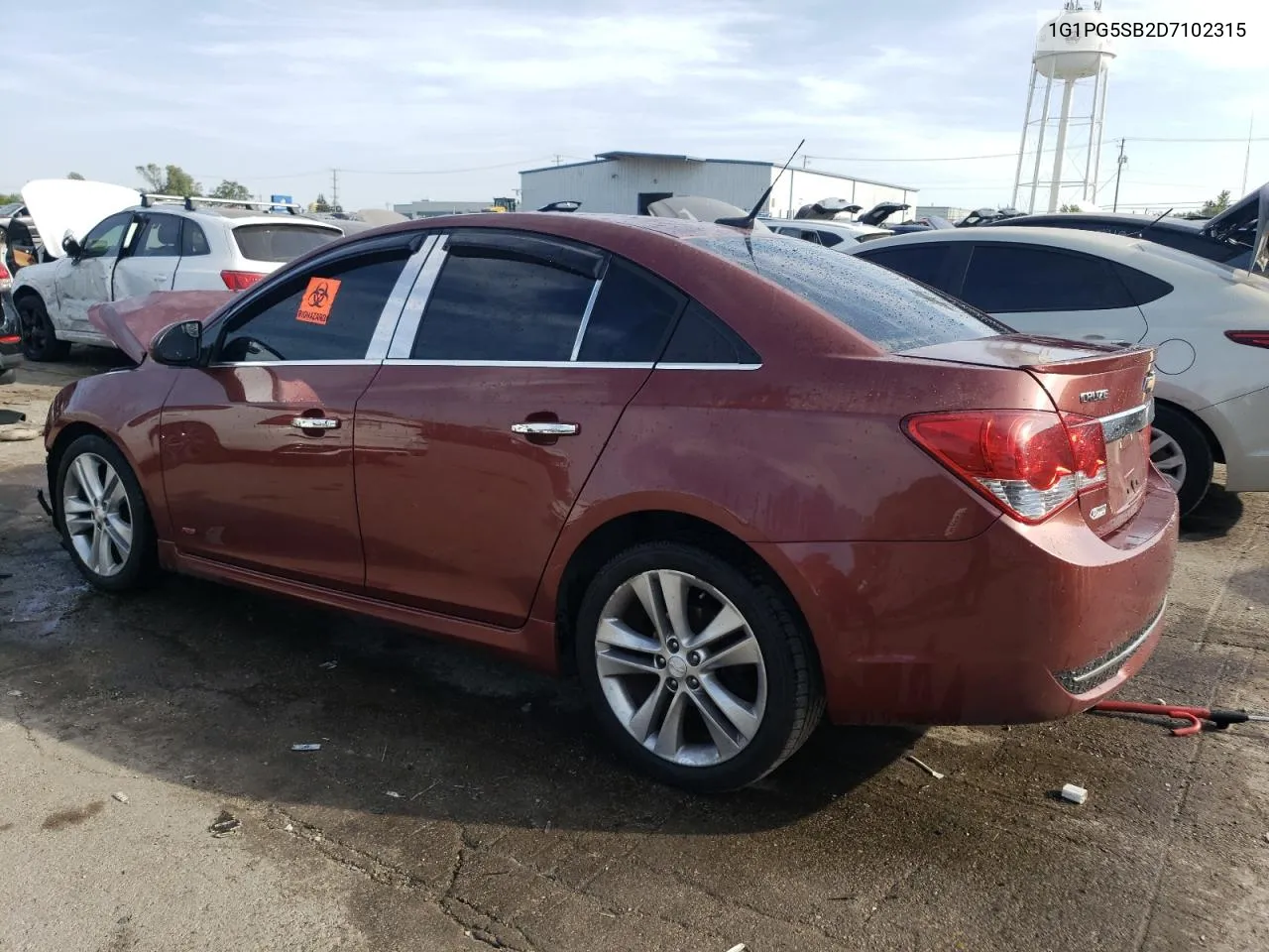 2013 Chevrolet Cruze Ltz VIN: 1G1PG5SB2D7102315 Lot: 72160914