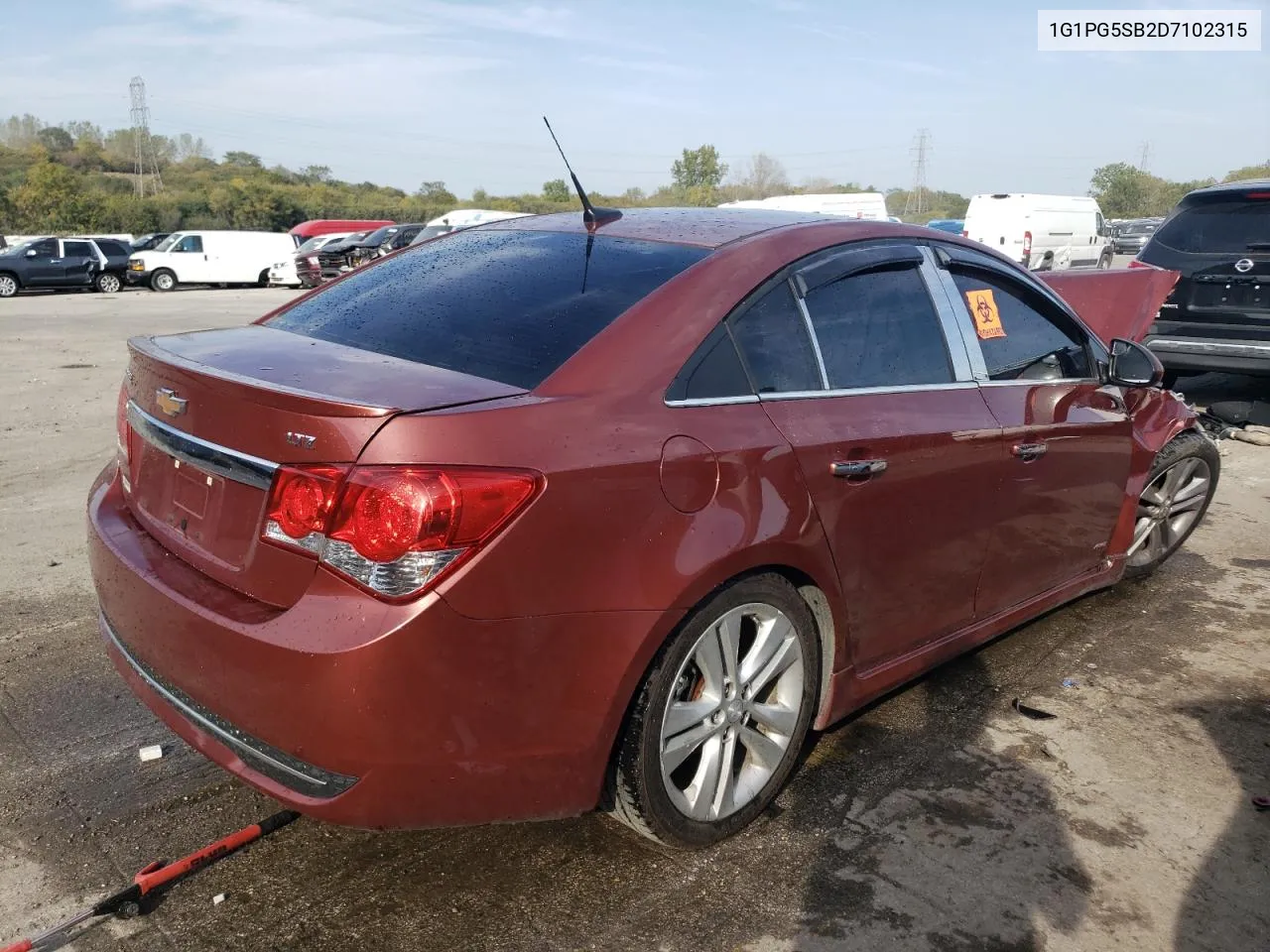 1G1PG5SB2D7102315 2013 Chevrolet Cruze Ltz