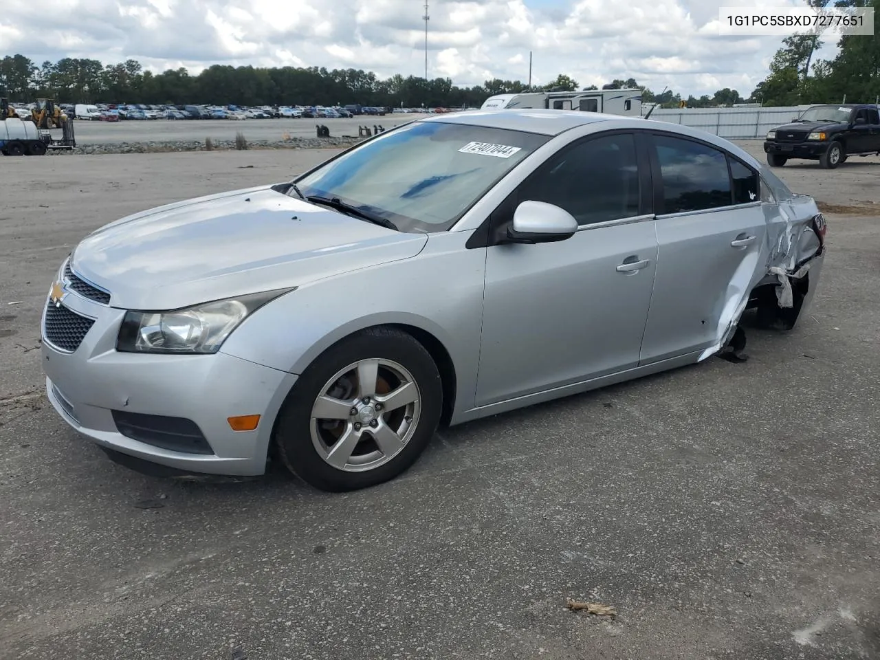 2013 Chevrolet Cruze Lt VIN: 1G1PC5SBXD7277651 Lot: 72407044