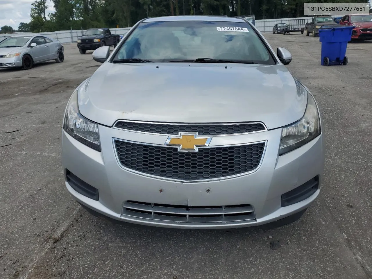 2013 Chevrolet Cruze Lt VIN: 1G1PC5SBXD7277651 Lot: 72407044