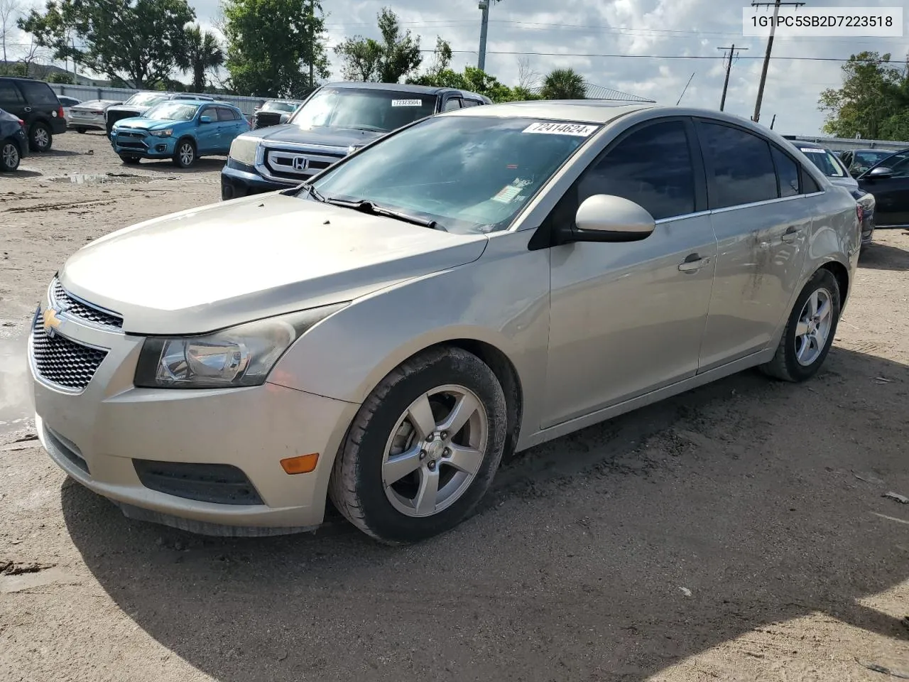 1G1PC5SB2D7223518 2013 Chevrolet Cruze Lt