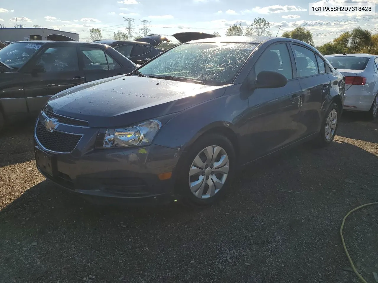 2013 Chevrolet Cruze Ls VIN: 1G1PA5SH2D7318428 Lot: 72581624