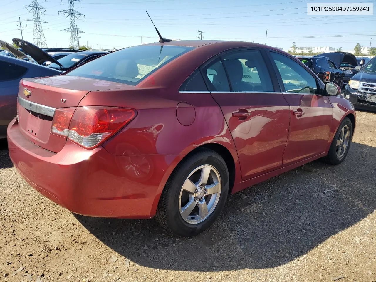 1G1PC5SB4D7259243 2013 Chevrolet Cruze Lt