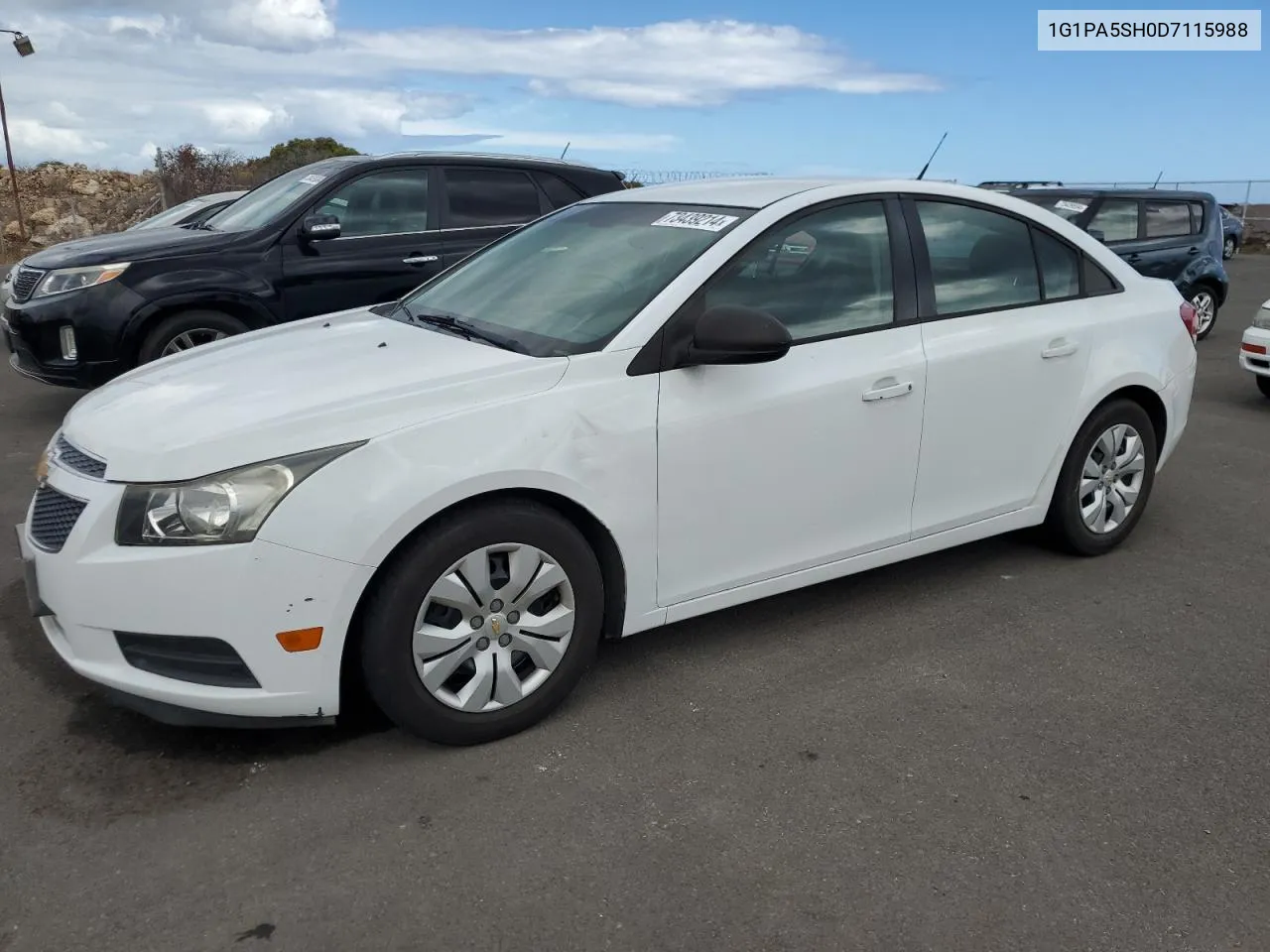 2013 Chevrolet Cruze Ls VIN: 1G1PA5SH0D7115988 Lot: 73439214