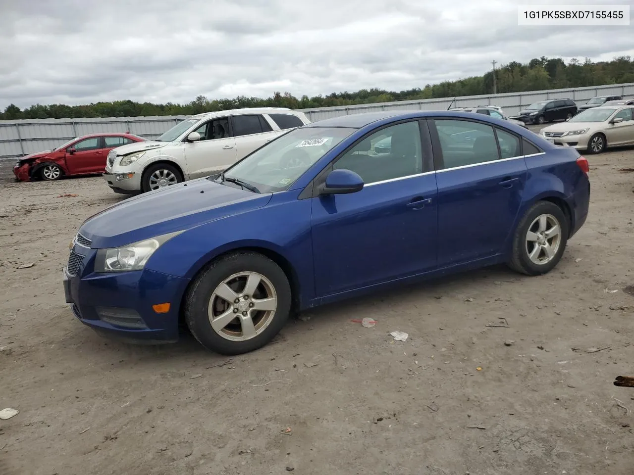 2013 Chevrolet Cruze Lt VIN: 1G1PK5SBXD7155455 Lot: 73542664