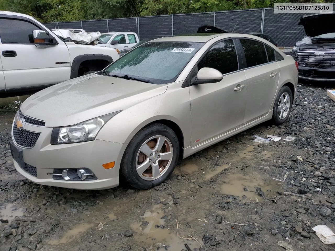 2013 Chevrolet Cruze Lt VIN: 1G1PC5SB1D7125810 Lot: 73664114