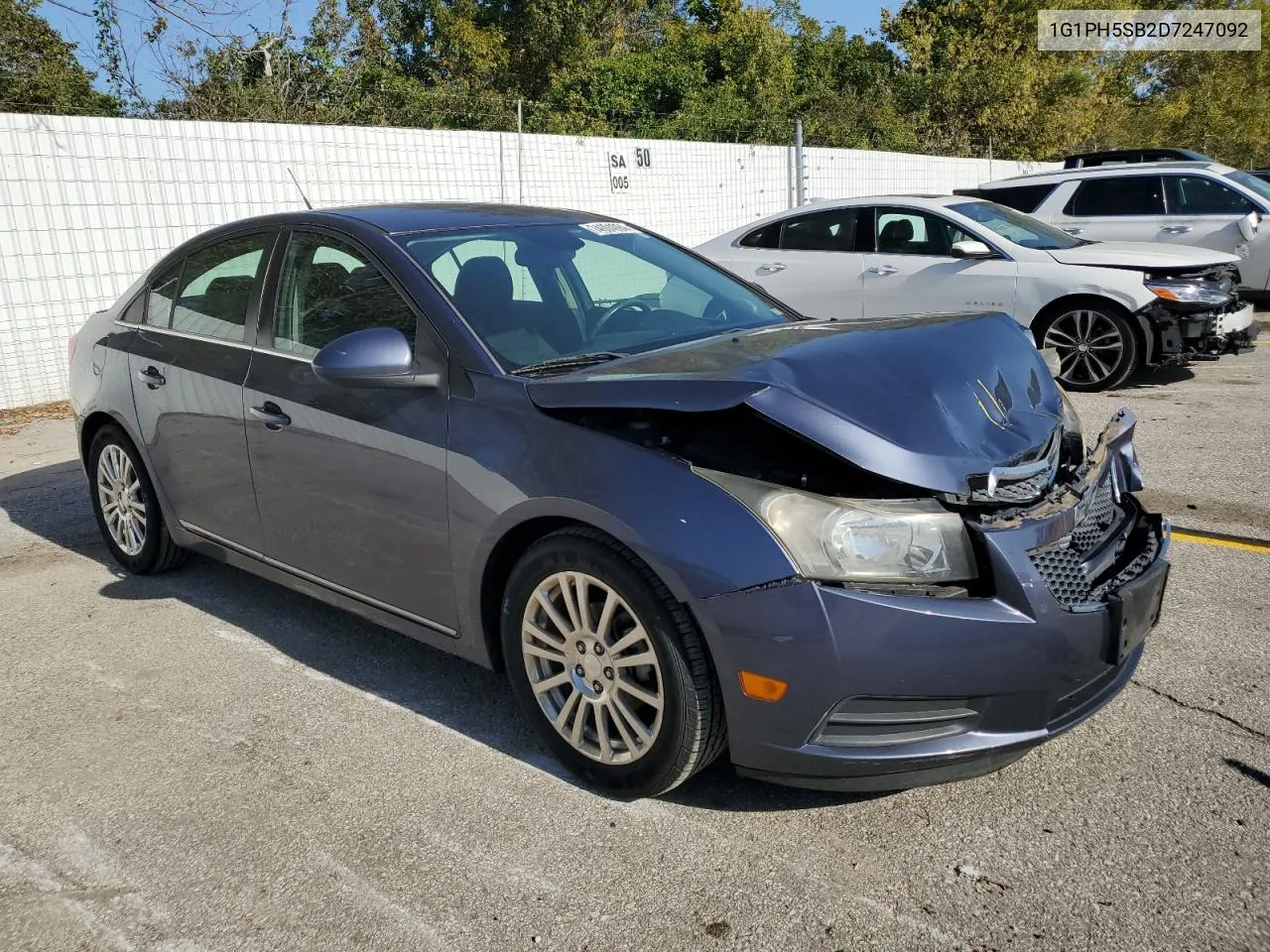 2013 Chevrolet Cruze Eco VIN: 1G1PH5SB2D7247092 Lot: 74604984