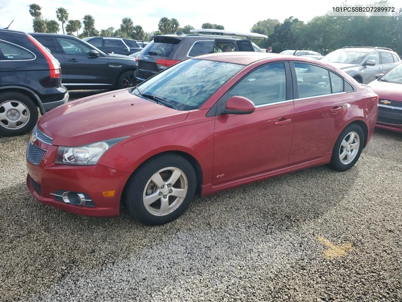 2013 Chevrolet Cruze Lt VIN: 1G1PC5SB2D7289972 Lot: 74637834