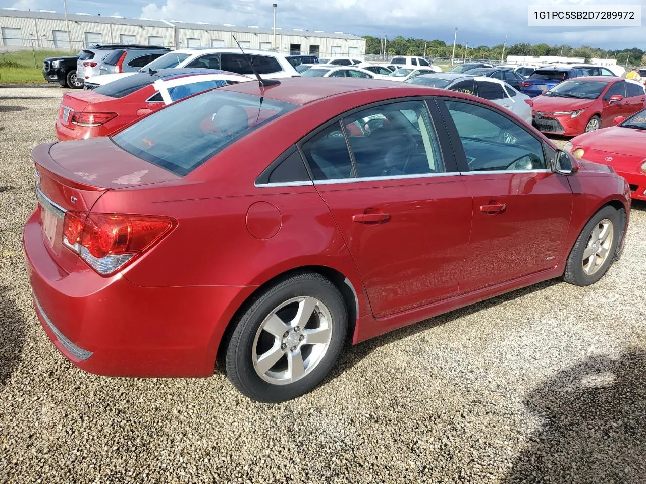 2013 Chevrolet Cruze Lt VIN: 1G1PC5SB2D7289972 Lot: 74637834