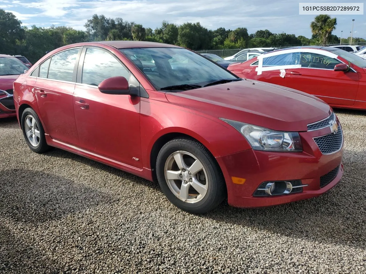 2013 Chevrolet Cruze Lt VIN: 1G1PC5SB2D7289972 Lot: 74637834