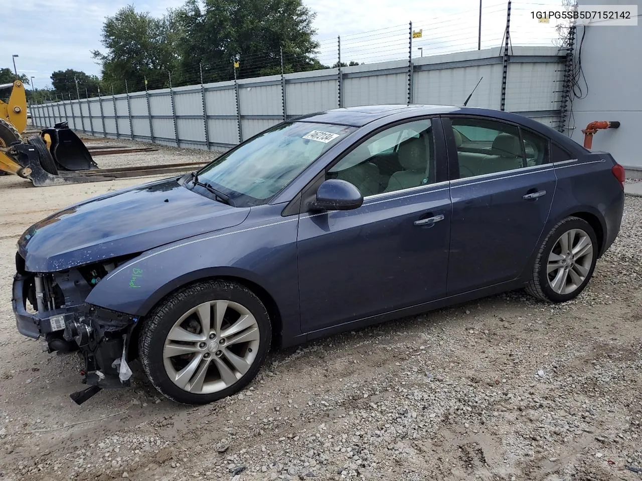 2013 Chevrolet Cruze Ltz VIN: 1G1PG5SB5D7152142 Lot: 74672134