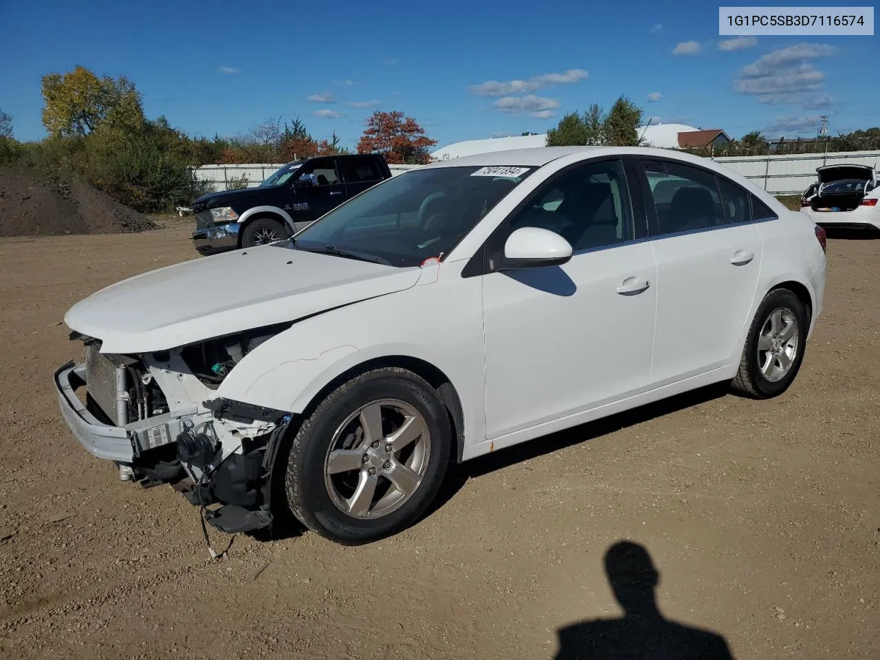 2013 Chevrolet Cruze Lt VIN: 1G1PC5SB3D7116574 Lot: 75041894