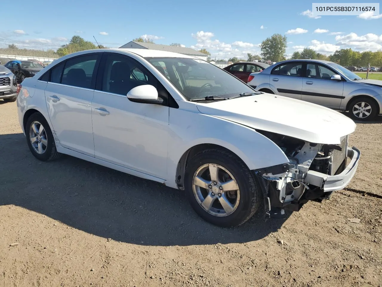 2013 Chevrolet Cruze Lt VIN: 1G1PC5SB3D7116574 Lot: 75041894