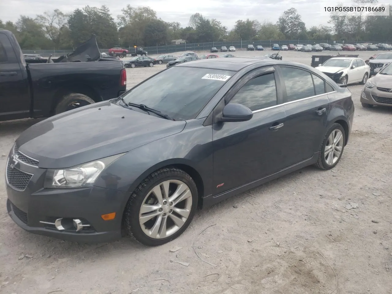 2013 Chevrolet Cruze Ltz VIN: 1G1PG5SB1D7186689 Lot: 75309894