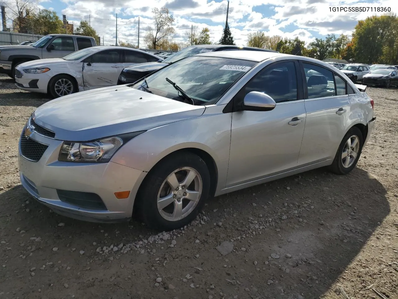 2013 Chevrolet Cruze Lt VIN: 1G1PC5SB5D7118360 Lot: 75925534