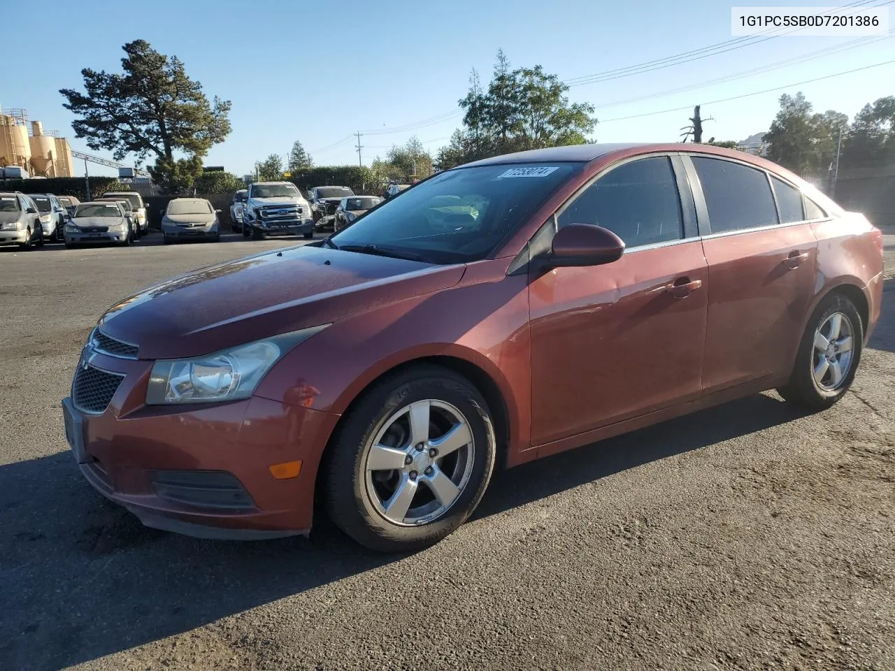 2013 Chevrolet Cruze Lt VIN: 1G1PC5SB0D7201386 Lot: 77253074