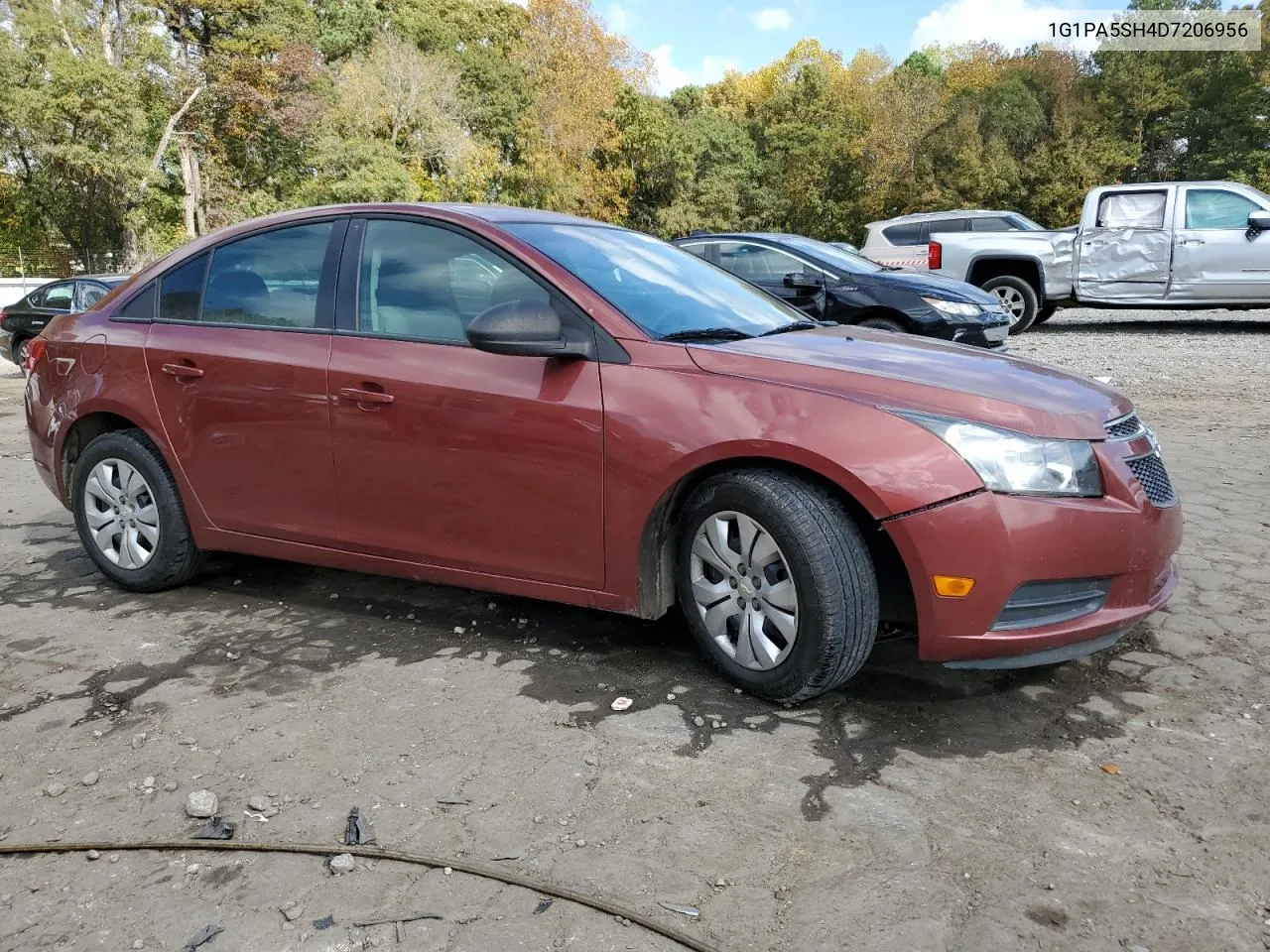 2013 Chevrolet Cruze Ls VIN: 1G1PA5SH4D7206956 Lot: 78462894