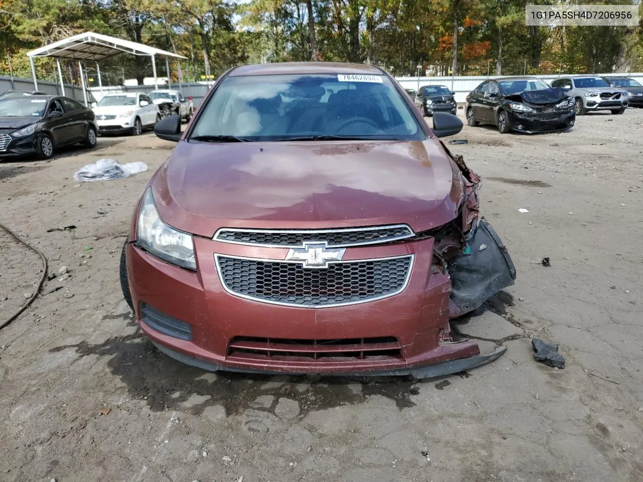 2013 Chevrolet Cruze Ls VIN: 1G1PA5SH4D7206956 Lot: 78462894