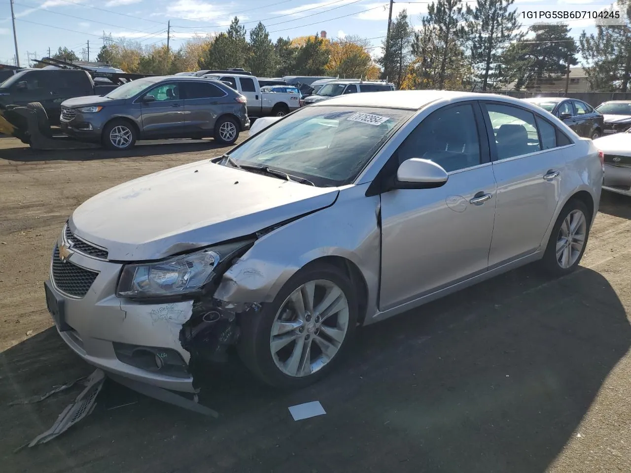 2013 Chevrolet Cruze Ltz VIN: 1G1PG5SB6D7104245 Lot: 78752954