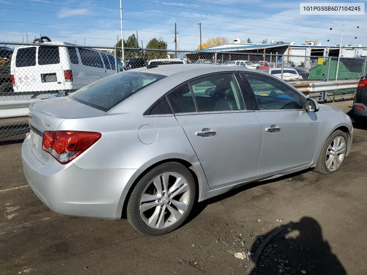 2013 Chevrolet Cruze Ltz VIN: 1G1PG5SB6D7104245 Lot: 78752954