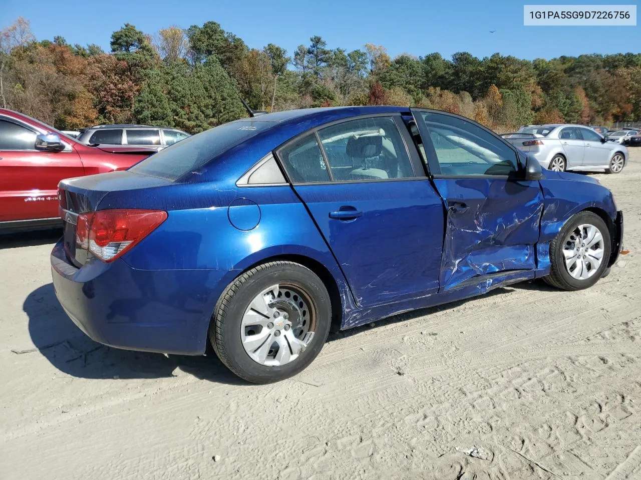 2013 Chevrolet Cruze Ls VIN: 1G1PA5SG9D7226756 Lot: 78824934