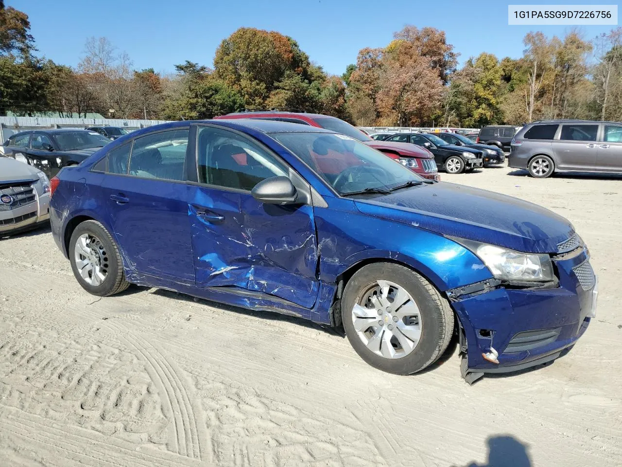 2013 Chevrolet Cruze Ls VIN: 1G1PA5SG9D7226756 Lot: 78824934