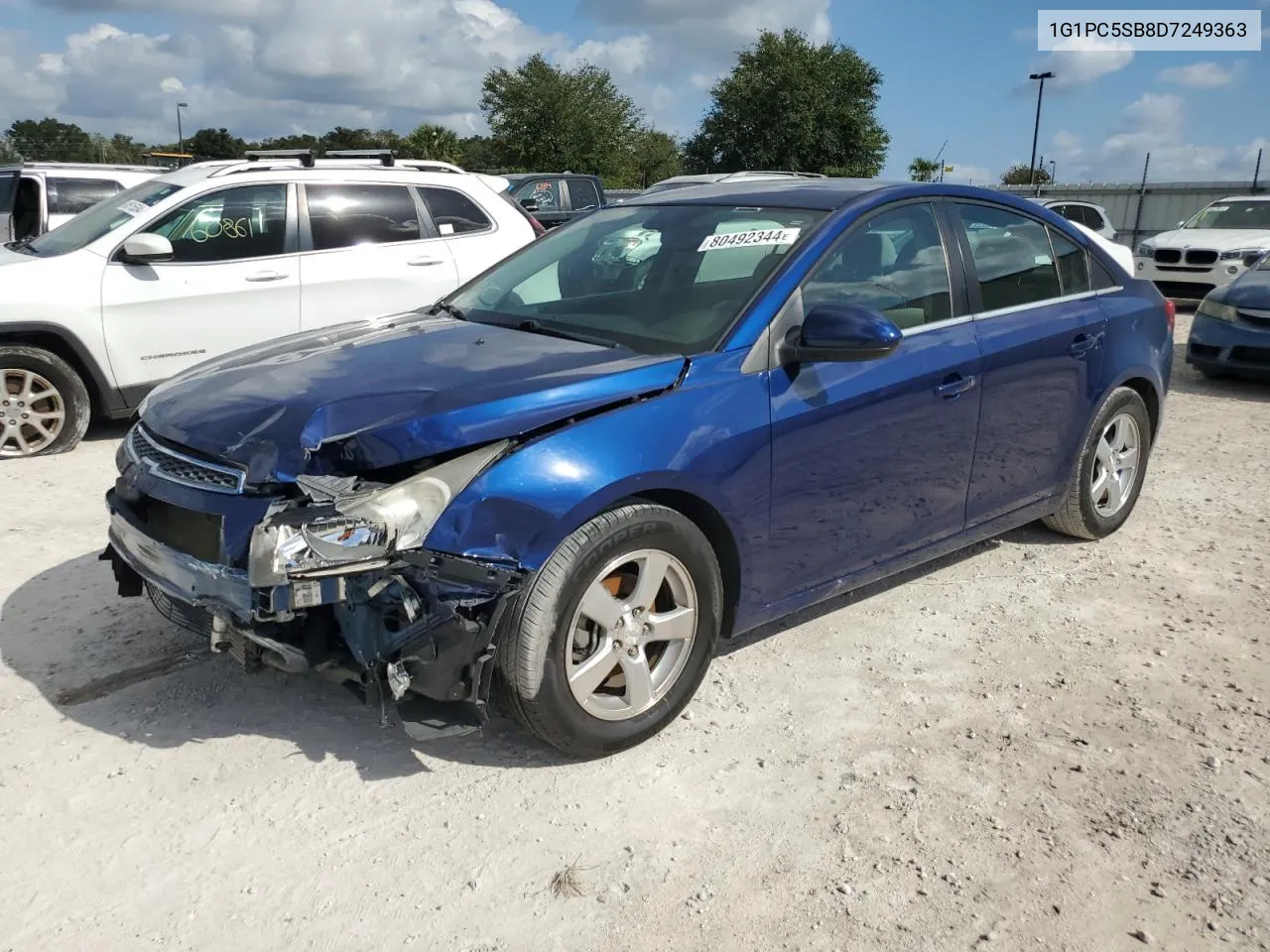 2013 Chevrolet Cruze Lt VIN: 1G1PC5SB8D7249363 Lot: 80492344