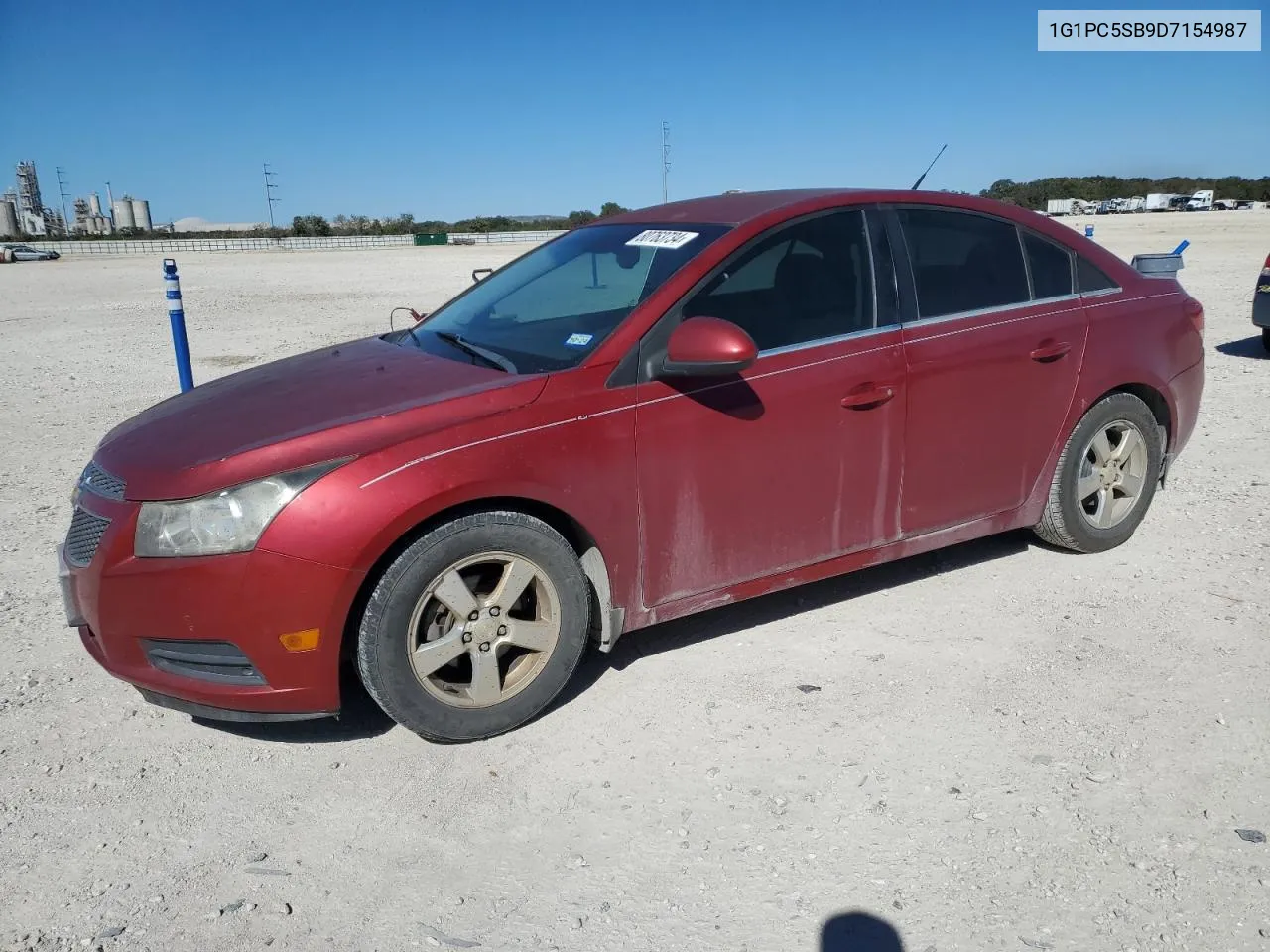 2013 Chevrolet Cruze Lt VIN: 1G1PC5SB9D7154987 Lot: 80763734