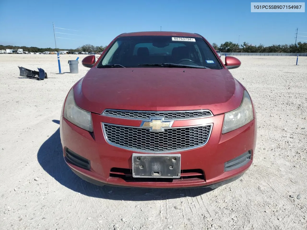 2013 Chevrolet Cruze Lt VIN: 1G1PC5SB9D7154987 Lot: 80763734