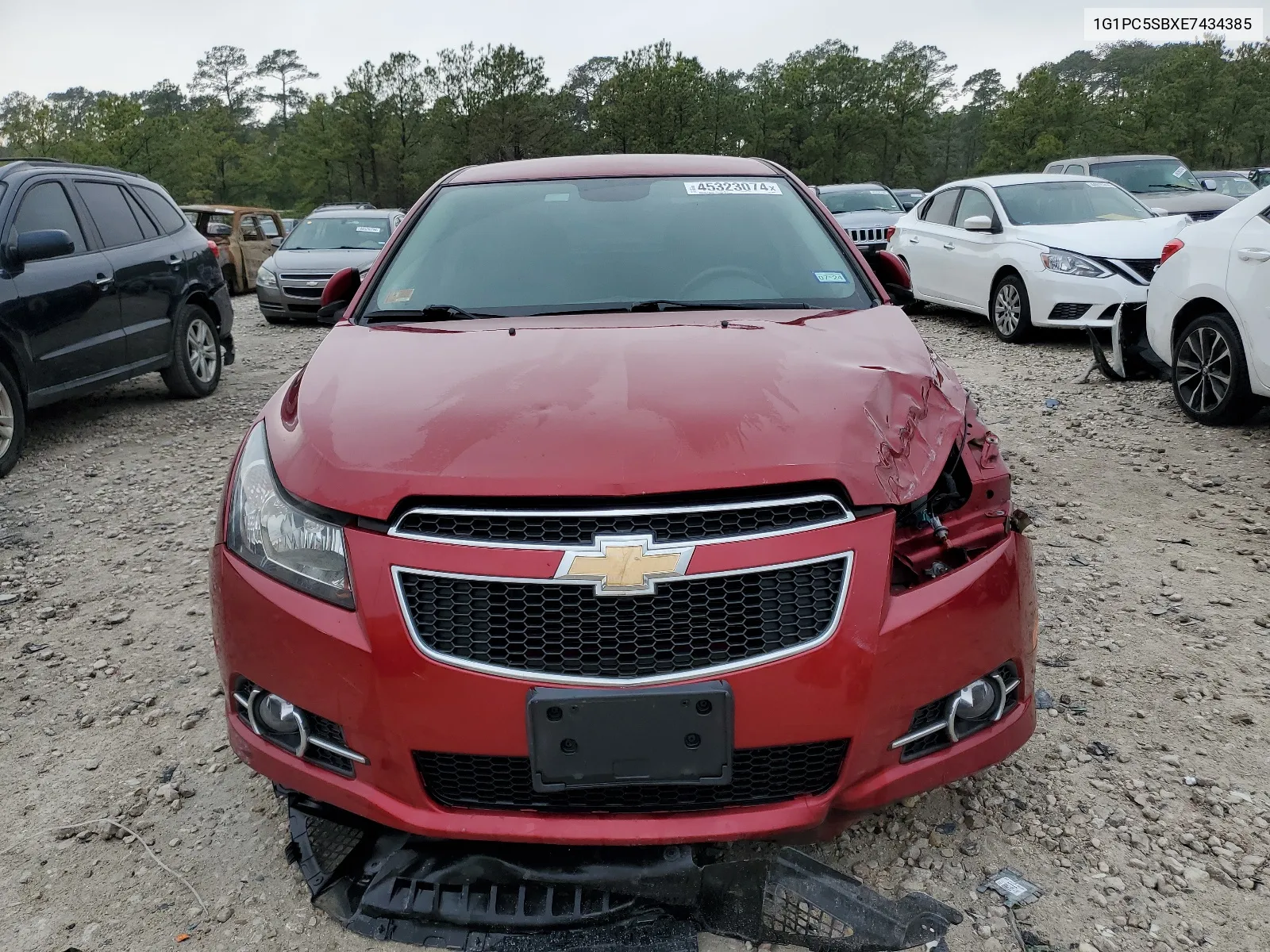 1G1PC5SBXE7434385 2014 Chevrolet Cruze Lt