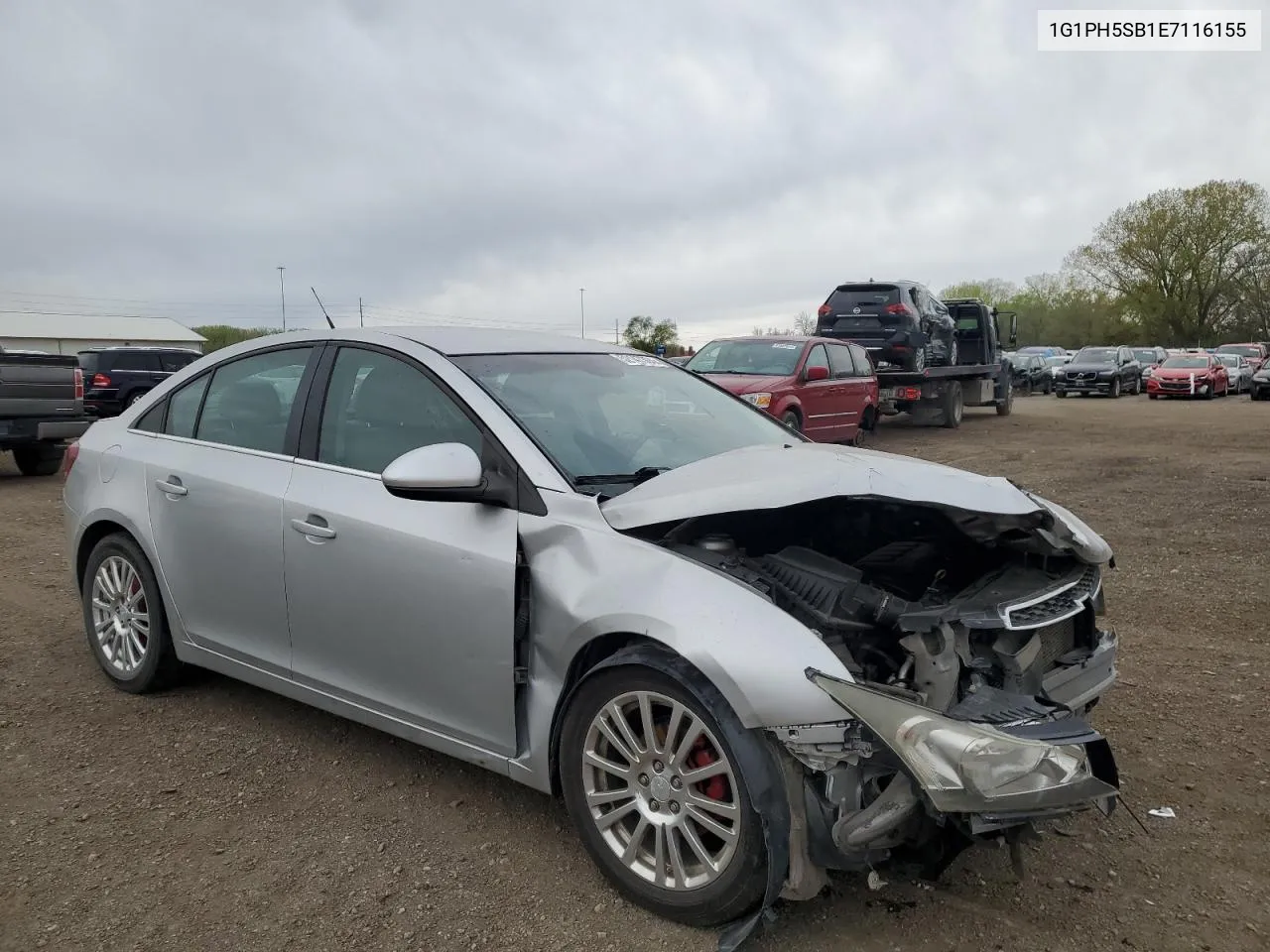 1G1PH5SB1E7116155 2014 Chevrolet Cruze Eco